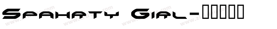 Spahrty Girl字体转换